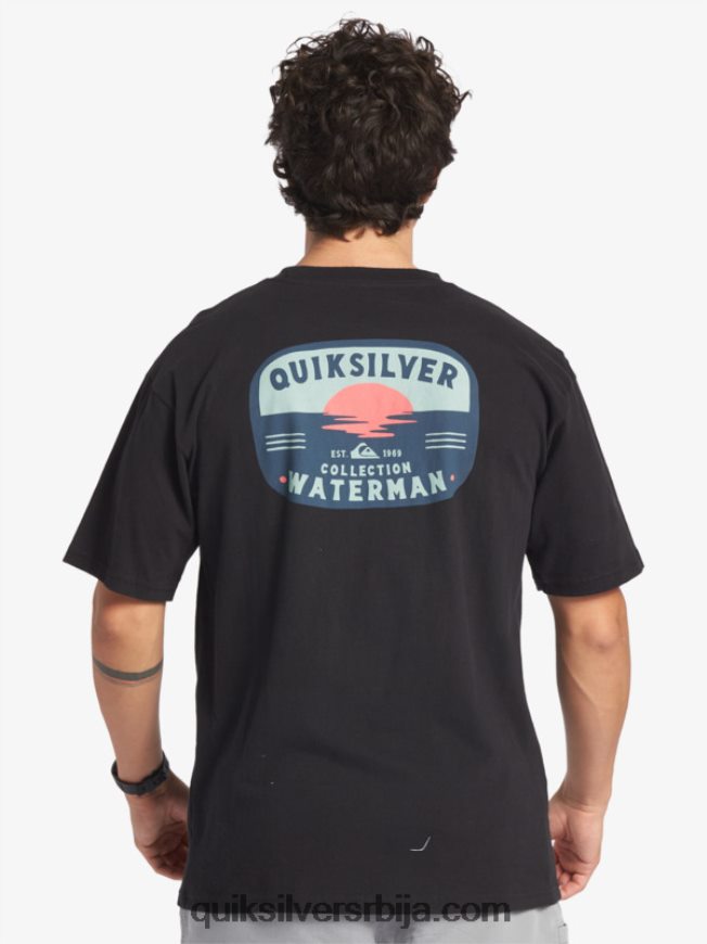 мушкарци Quiksilver Ватерман лава ламп мајица црн Z824VN553
