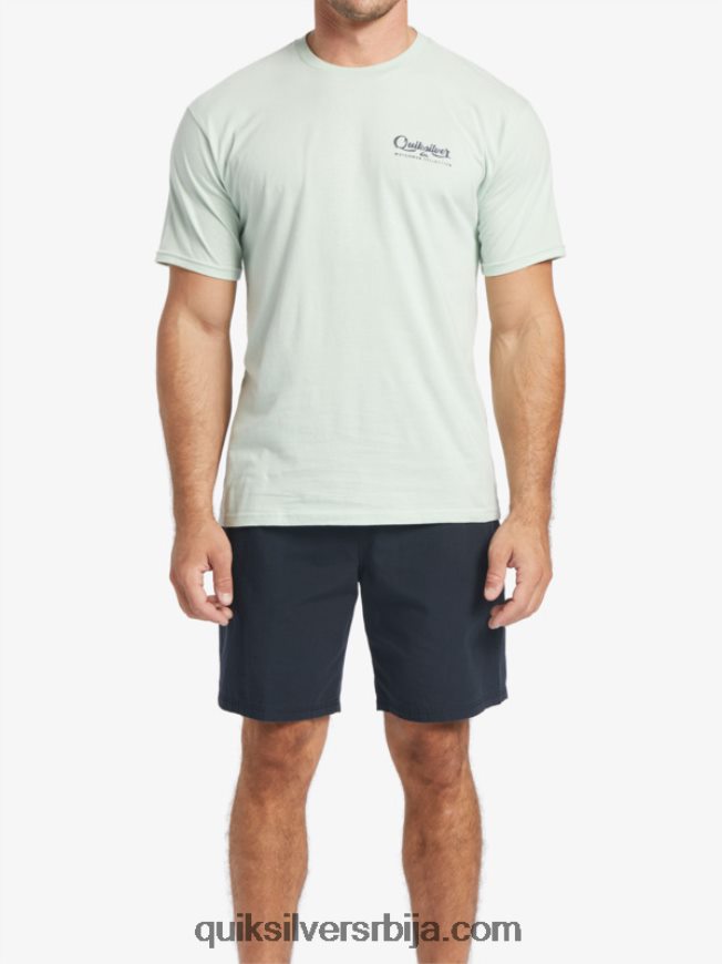 мушкарци Quiksilver Ватерман ундертов мајица суптилно зелено Z824VN55