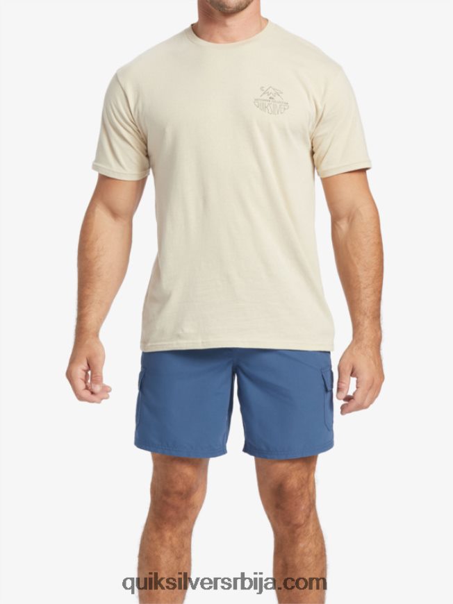 мушкарци Quiksilver Ватерман оутдоор ливин мајица браон пиринач Z824VN57