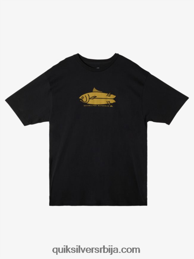 мушкарци Quiksilver мајица ватерман фисх талес црн Z824VN58