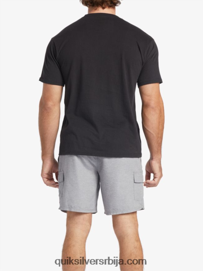 мушкарци Quiksilver мајица ватерман фисх талес црн Z824VN58
