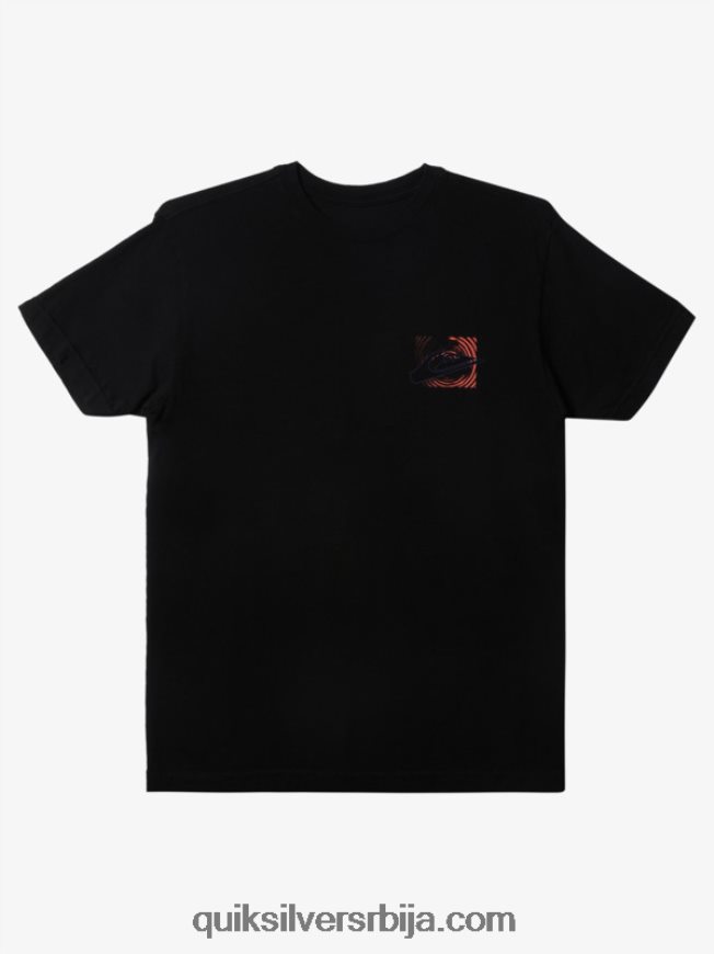 мушкарци Quiksilver мајица међународне светске снаге црн Z824VN597