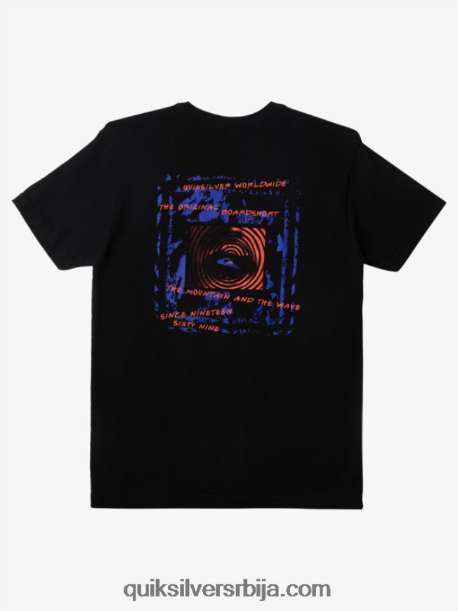 мушкарци Quiksilver мајица међународне светске снаге црн Z824VN597