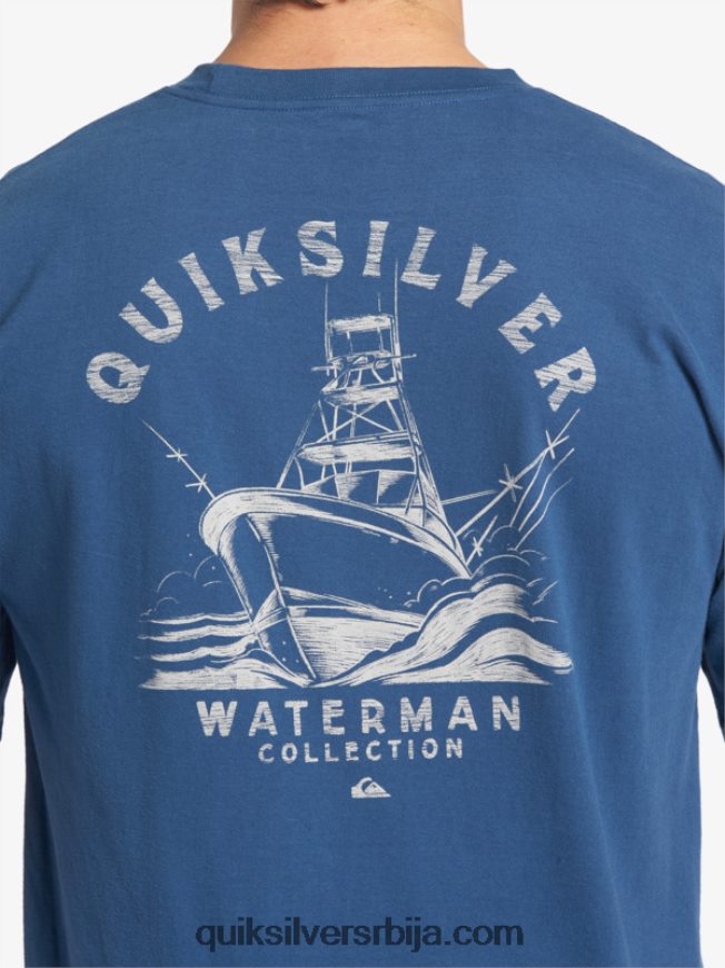 мушкарци Quiksilver Ватерман одлази на мајицу заставник плави Z824VN61