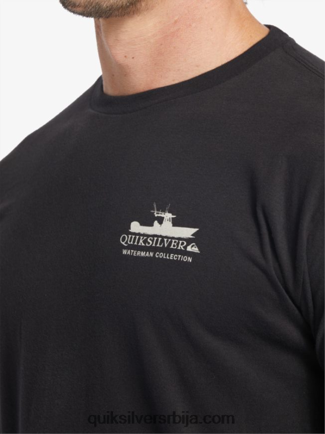 мушкарци Quiksilver Ватерман повер трип мајица дугих рукава црн Z824VN62