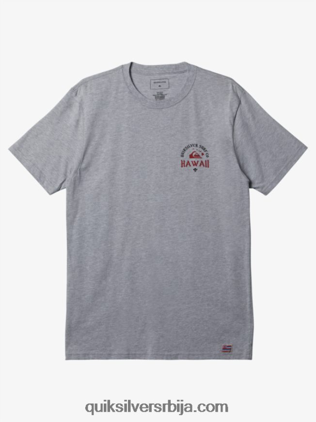 мушкарци Quiksilver Хаваии Роостер Роиал мајица атлетски хеатхер Z824VN673