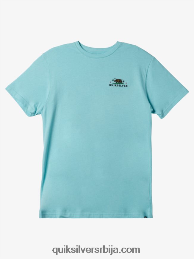 мушкарци Quiksilver мајица локалне бригаде Калифорније анђео плави Z824VN724