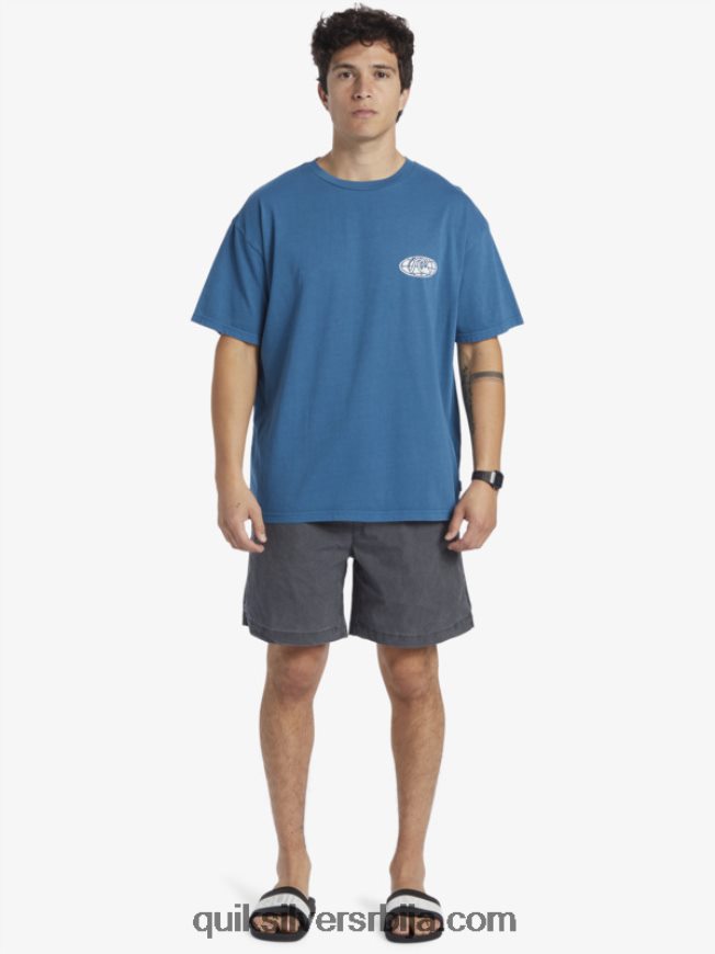мушкарци Quiksilver мајица јасног ума мароканско плаво Z824VN742