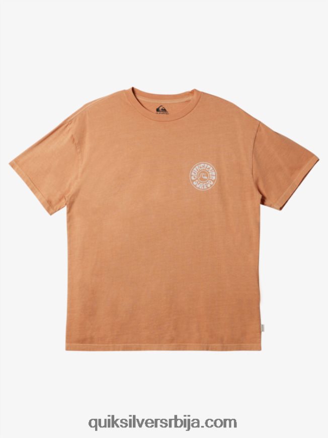 мушкарци Quiksilver мајица непознатих дана бакар тан Z824VN753