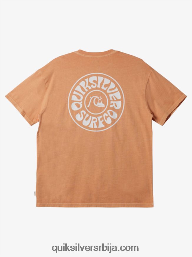 мушкарци Quiksilver мајица непознатих дана бакар тан Z824VN753