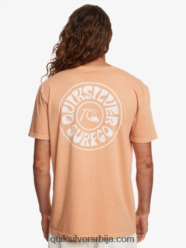 мушкарци Quiksilver мајица непознатих дана бакар тан Z824VN753