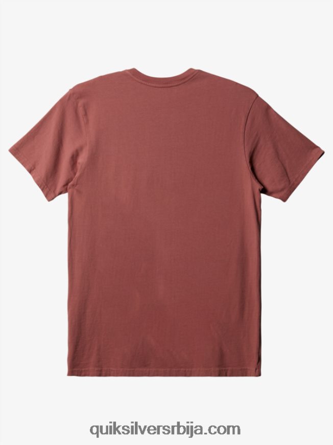 мушкарци Quiksilver свакодневна џепна мајица марсала Z824VN892