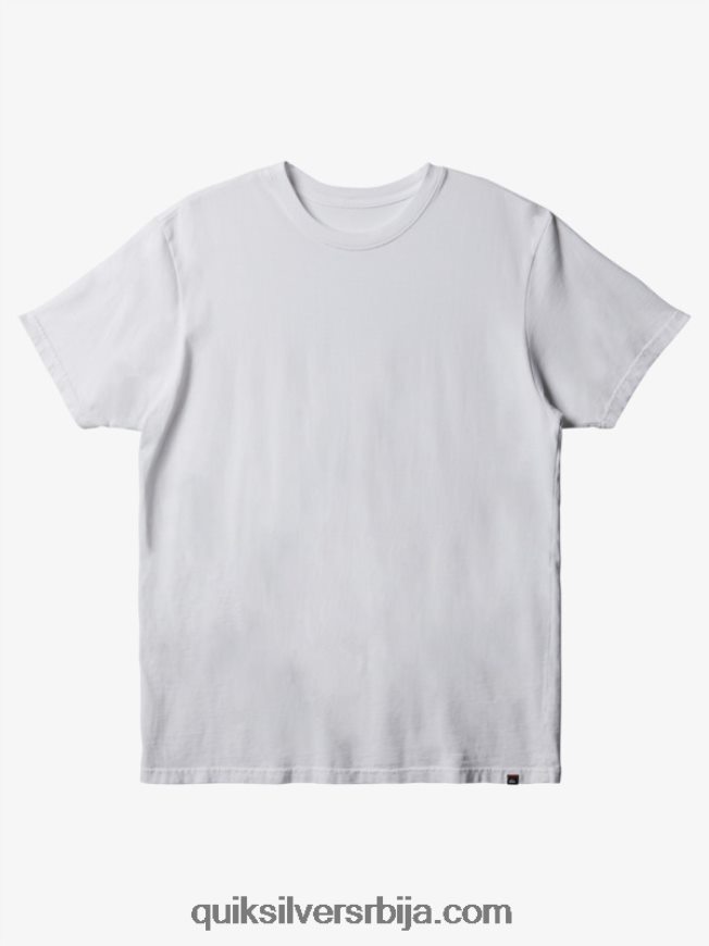 мушкарци Quiksilver свакодневна мајица бео Z824VN904