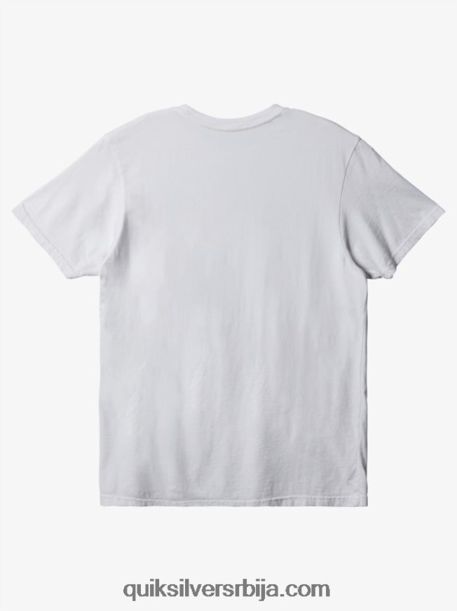 мушкарци Quiksilver свакодневна мајица бео Z824VN904