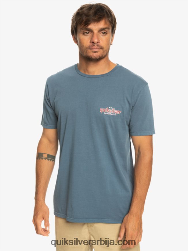 мушкарци Quiksilver мајица са речима берингово море Z824VN933