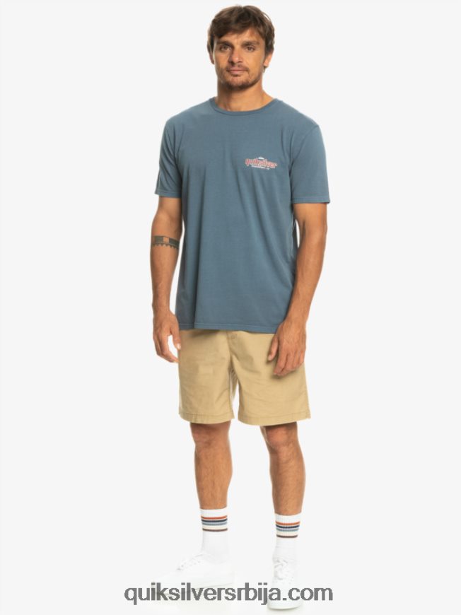 мушкарци Quiksilver мајица са речима берингово море Z824VN933