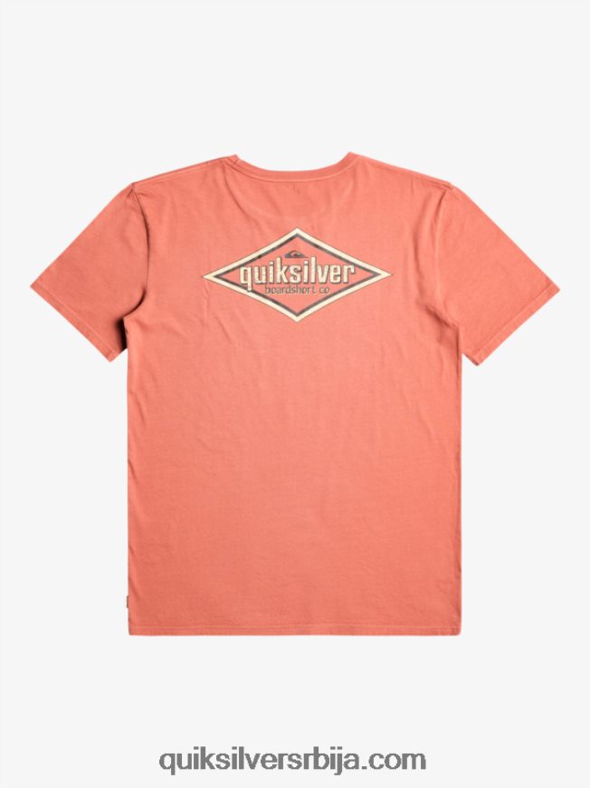 мушкарци Quiksilver мајица са речима марсала Z824VN935