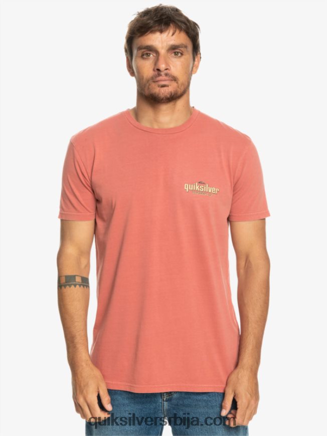 мушкарци Quiksilver мајица са речима марсала Z824VN935