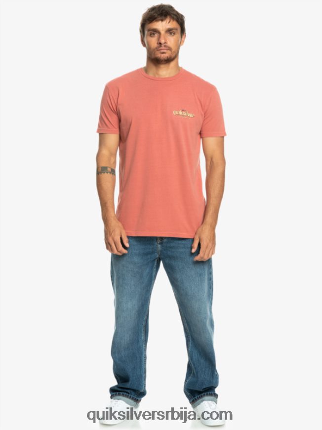 мушкарци Quiksilver мајица са речима марсала Z824VN935