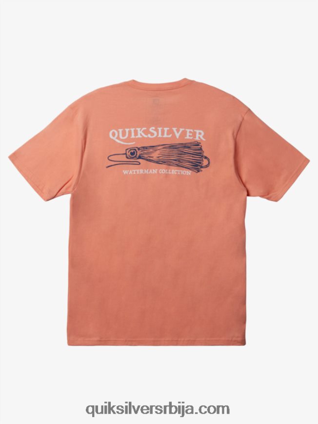мушкарци Quiksilver ватерман добити јигги мајицу бресква розе Z824VN948