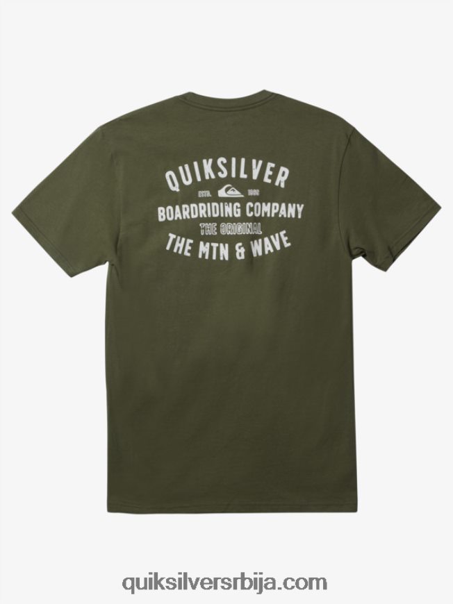 мушкарци Quiksilver кс сурф лоцкуп мајица детелина са четири листа Z824VN959