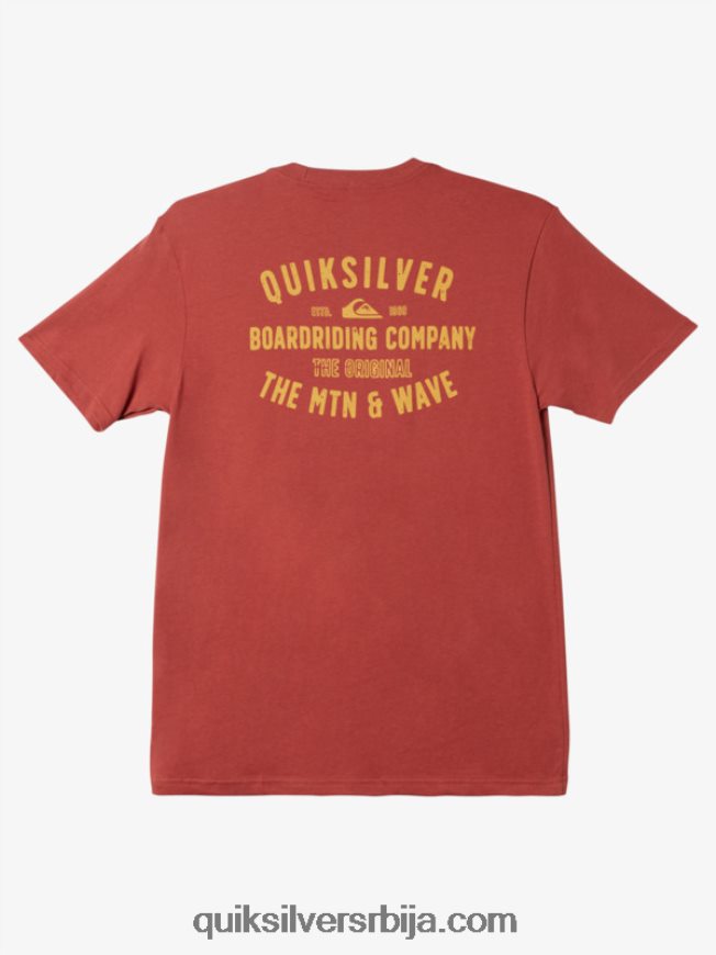 мушкарци Quiksilver кс сурф лоцкуп мајица марсала Z824VN961
