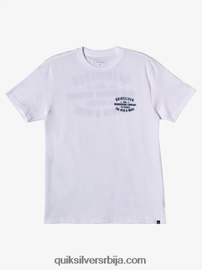 мушкарци Quiksilver кс сурф лоцкуп мајица бео Z824VN962
