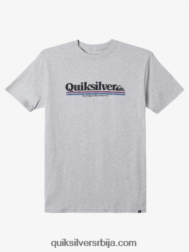 мушкарци Quiksilver мајица између редова атлетски хеатхер Z824VN977