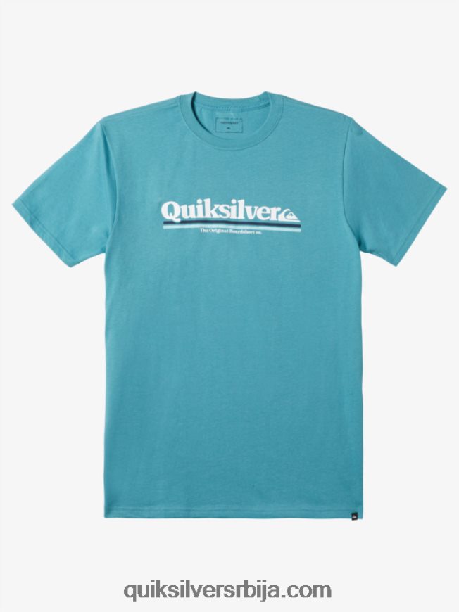 мушкарци Quiksilver мајица између редова бриттани блуе Z824VN980