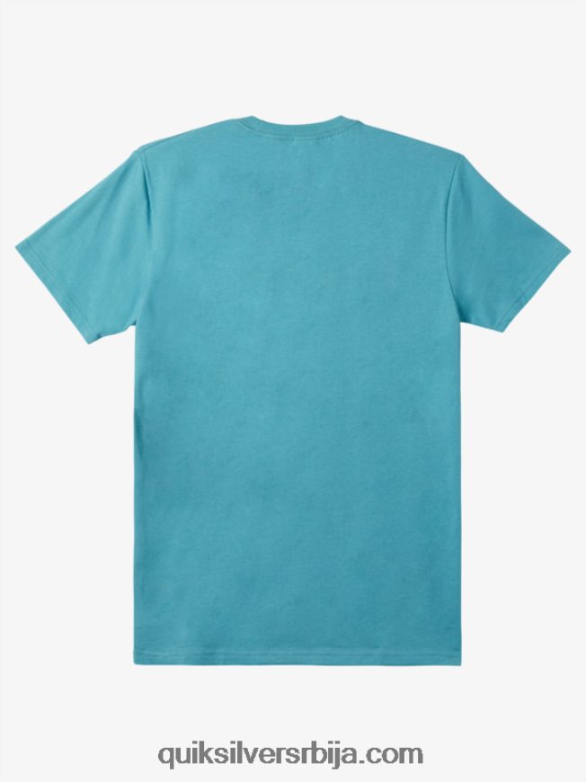 мушкарци Quiksilver мајица између редова бриттани блуе Z824VN980