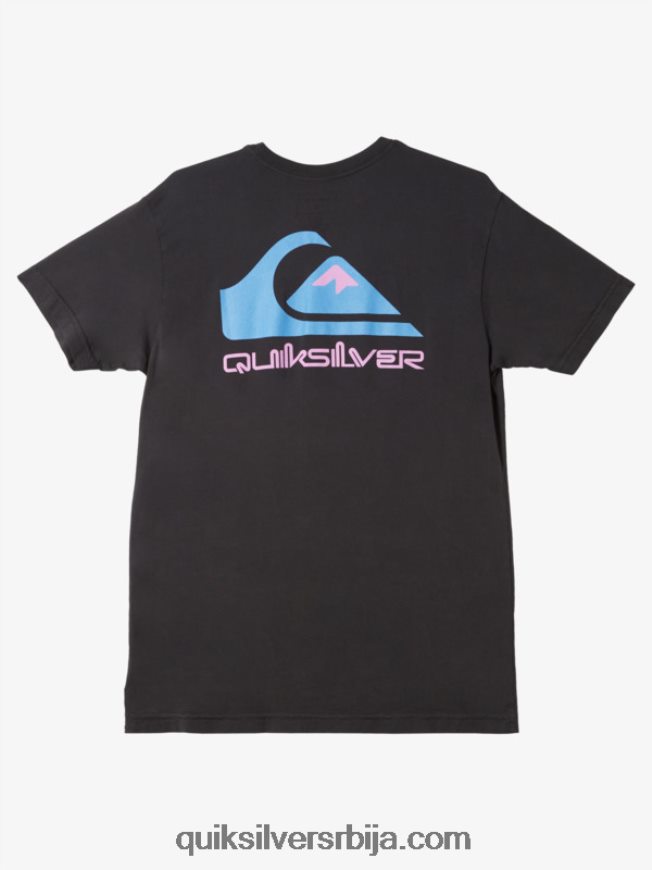 мушкарци Quiksilver омни лого мајица црн Z824VN984