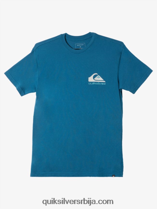 мушкарци Quiksilver омни лого мајица мароканско плаво Z824VN985