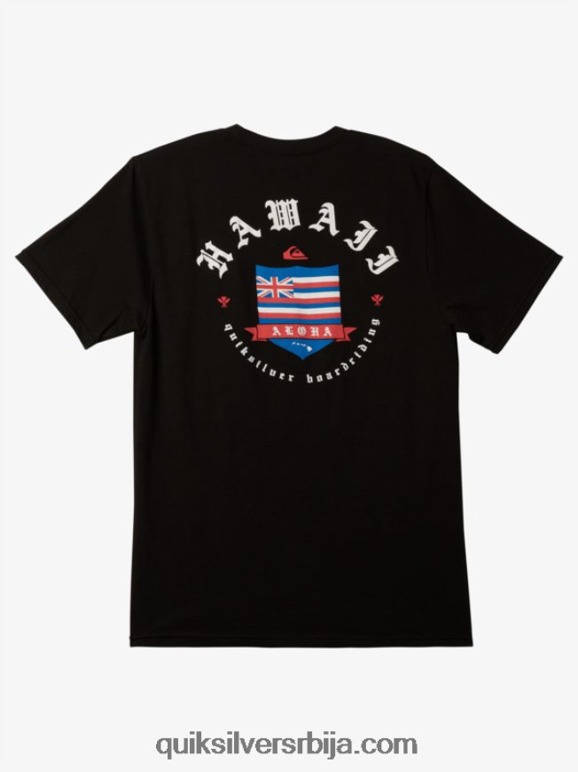 мушкарци Quiksilver Хаваии краљевска мајица црн Z824VN998