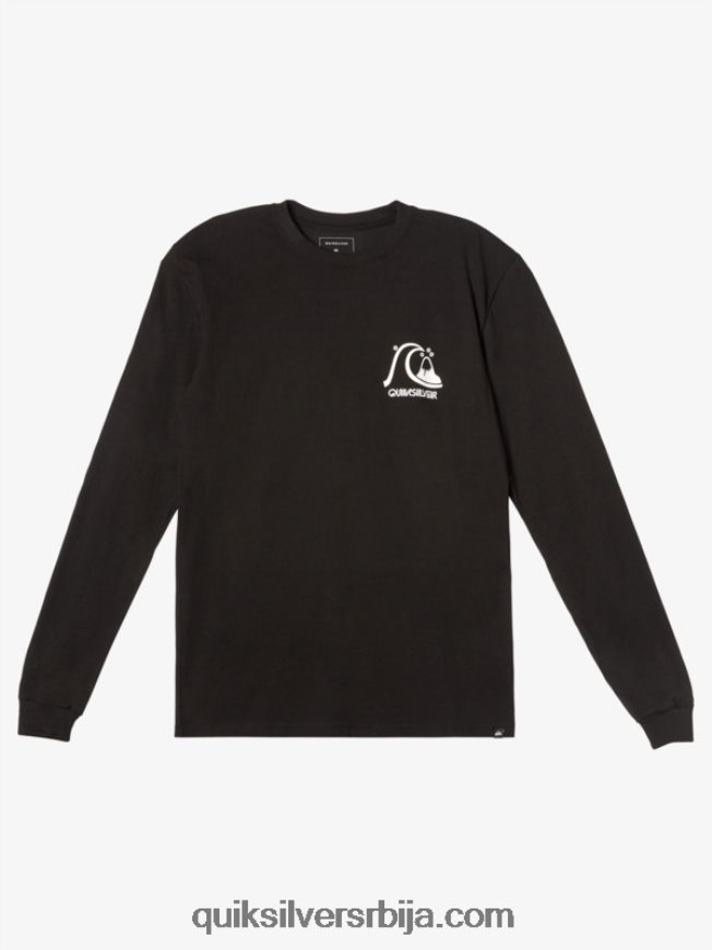 мушкарци Quiksilver оригинална лс мајица црн Z824VN999