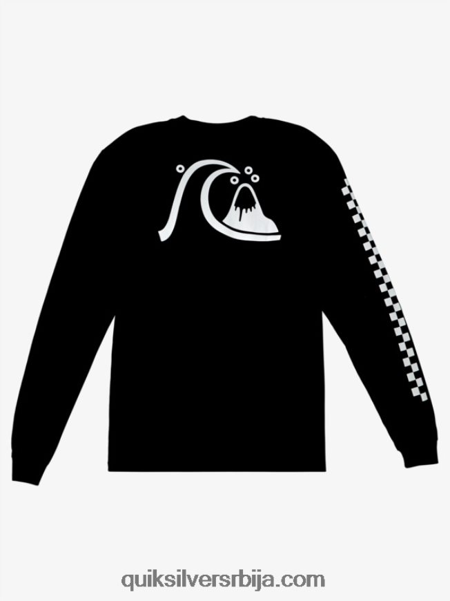 мушкарци Quiksilver оригинална лс мајица црн Z824VN999