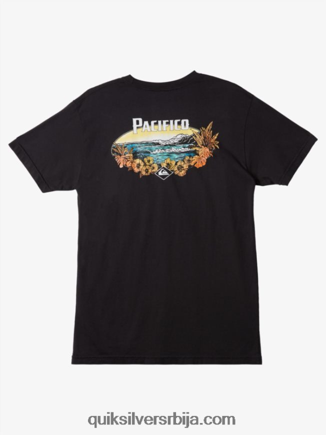 мушкарци Quiksilver x Pacifico мајица са сликовитим вибрацијама тармац Z824VN10
