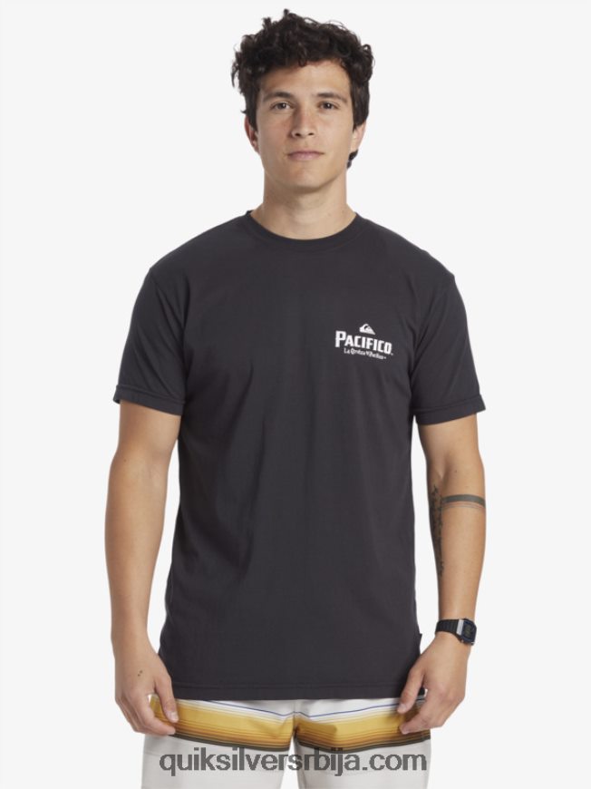 мушкарци Quiksilver x Pacifico мајица са сликовитим вибрацијама тармац Z824VN10