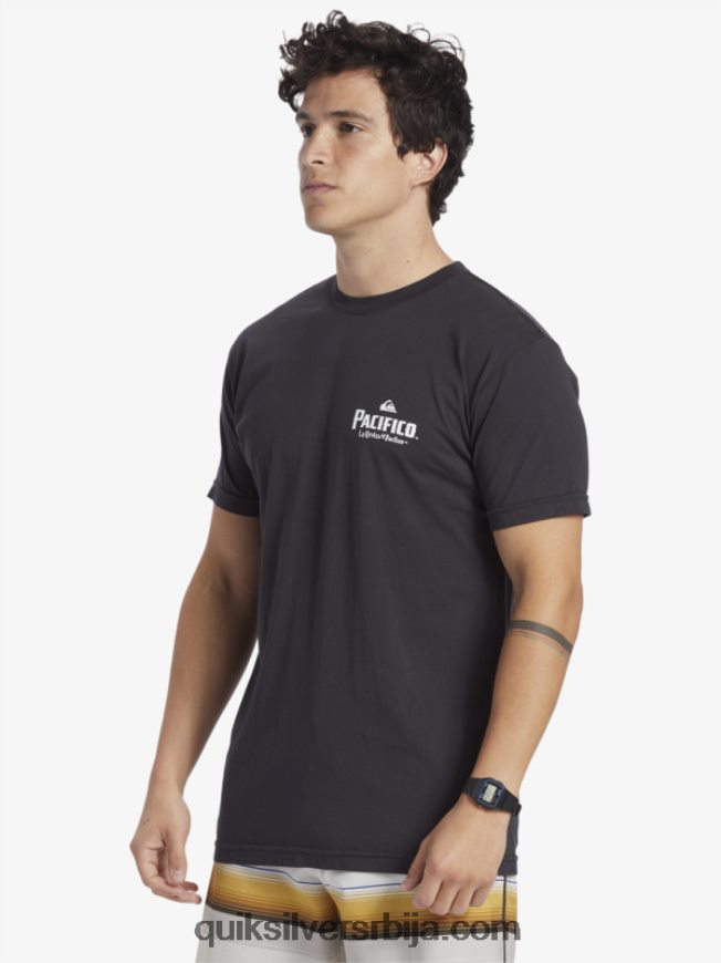мушкарци Quiksilver x Pacifico мајица са сликовитим вибрацијама тармац Z824VN10