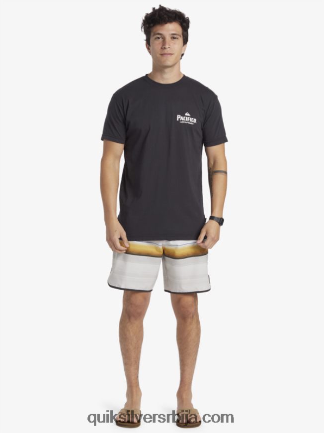 мушкарци Quiksilver x Pacifico мајица са сликовитим вибрацијама тармац Z824VN10