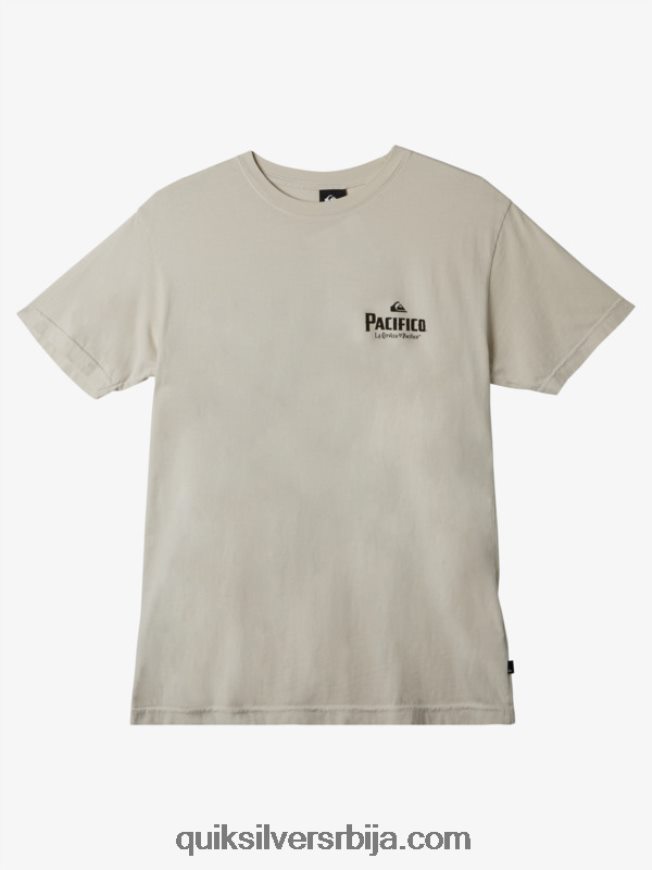 мушкарци Quiksilver x Pacifico не бори се са мајицом од пене камен Z824VN11