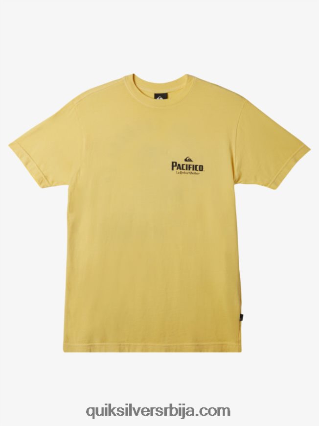 мушкарци Quiksilver x Pacifico не бори се са мајицом од пене злато Z824VN12