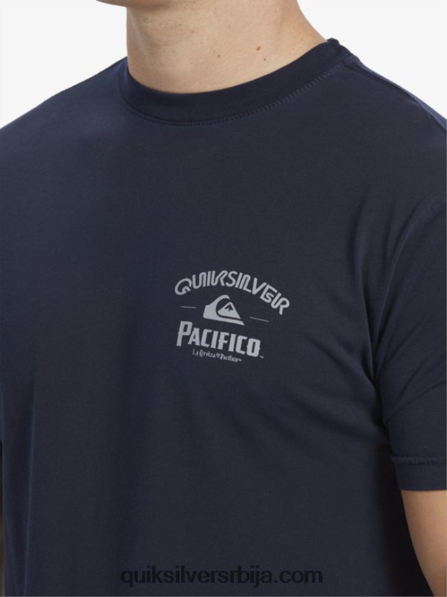 мушкарци Quiksilver x Pacifico лоцкуп мајица морнарски сако Z824VN1