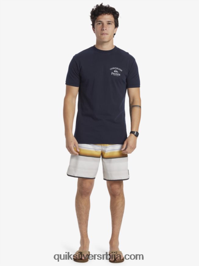 мушкарци Quiksilver x Pacifico лоцкуп мајица морнарски сако Z824VN1