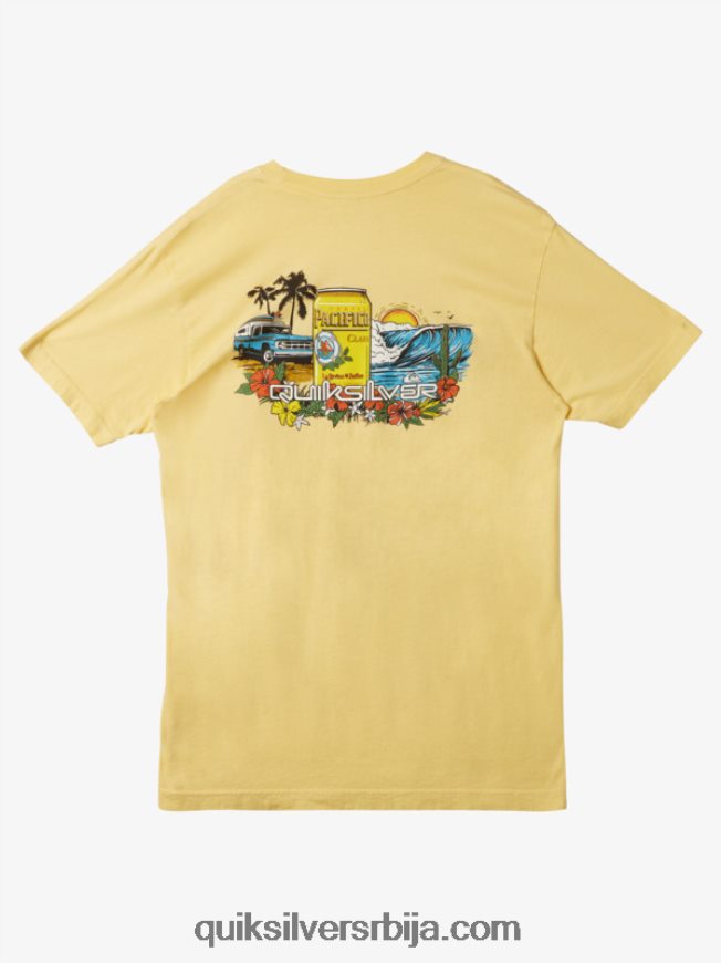 мушкарци Quiksilver x Pacifico лоцкуп мајица злато Z824VN2