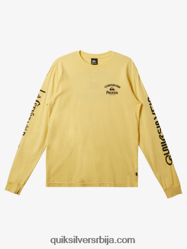 мушкарци Quiksilver x Pacifico стрејт мајица дугих рукава злато Z824VN5