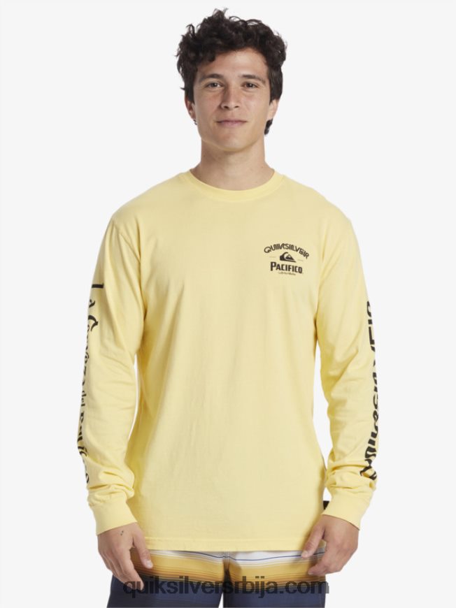 мушкарци Quiksilver x Pacifico стрејт мајица дугих рукава злато Z824VN5