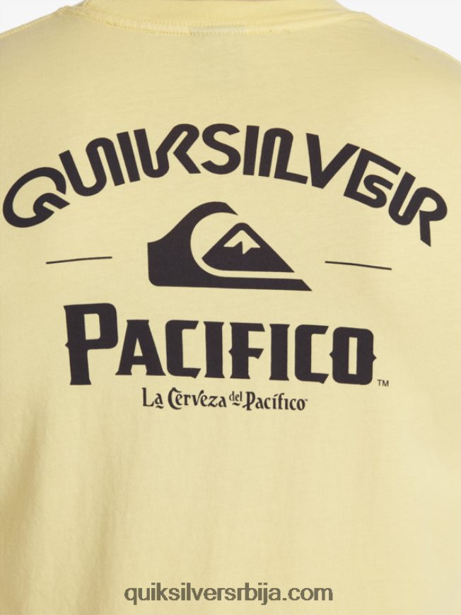 мушкарци Quiksilver x Pacifico стрејт мајица дугих рукава злато Z824VN5