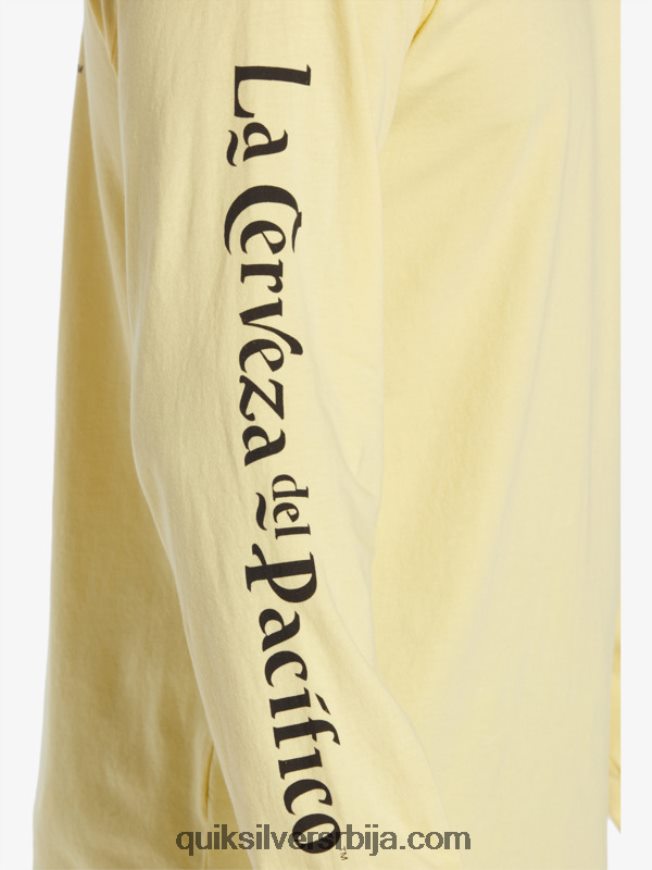 мушкарци Quiksilver x Pacifico стрејт мајица дугих рукава злато Z824VN5
