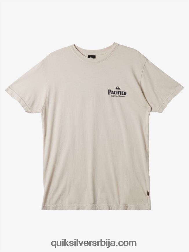 мушкарци Quiksilver x Pacifico мајица са сликовитим вибрацијама камен Z824VN9