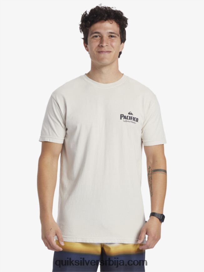 мушкарци Quiksilver x Pacifico мајица са сликовитим вибрацијама камен Z824VN9